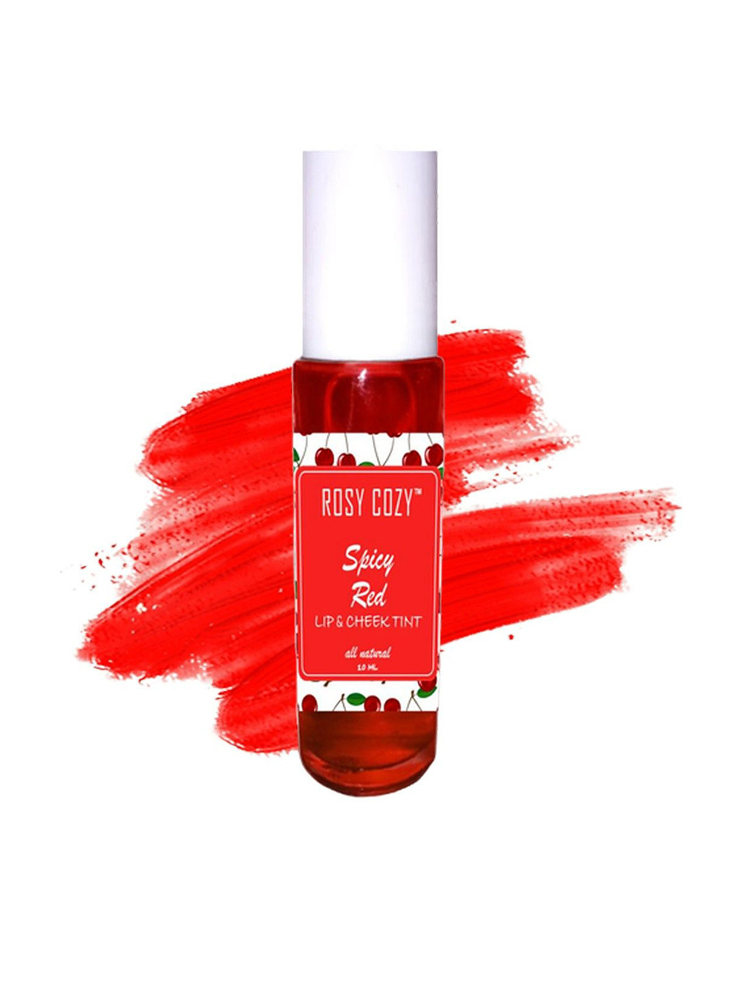 ROSY COZY Long Lasting Matte Finish Lip & Cheek Tint - 10 ml -  Spicy Red