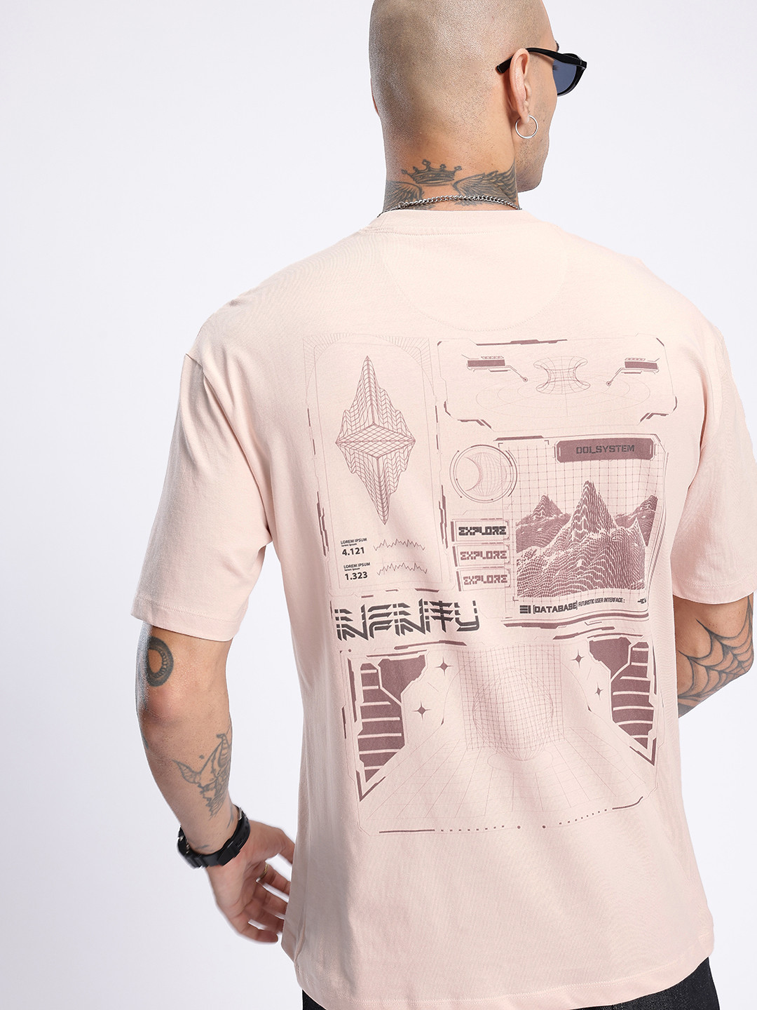 glitchez Printed Relaxed T-shirt