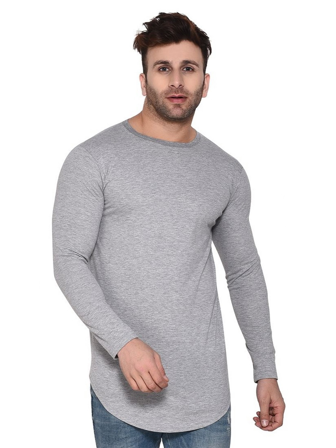 BEYOU FASHION Men Slim Fit Long Sleeve T-shirt