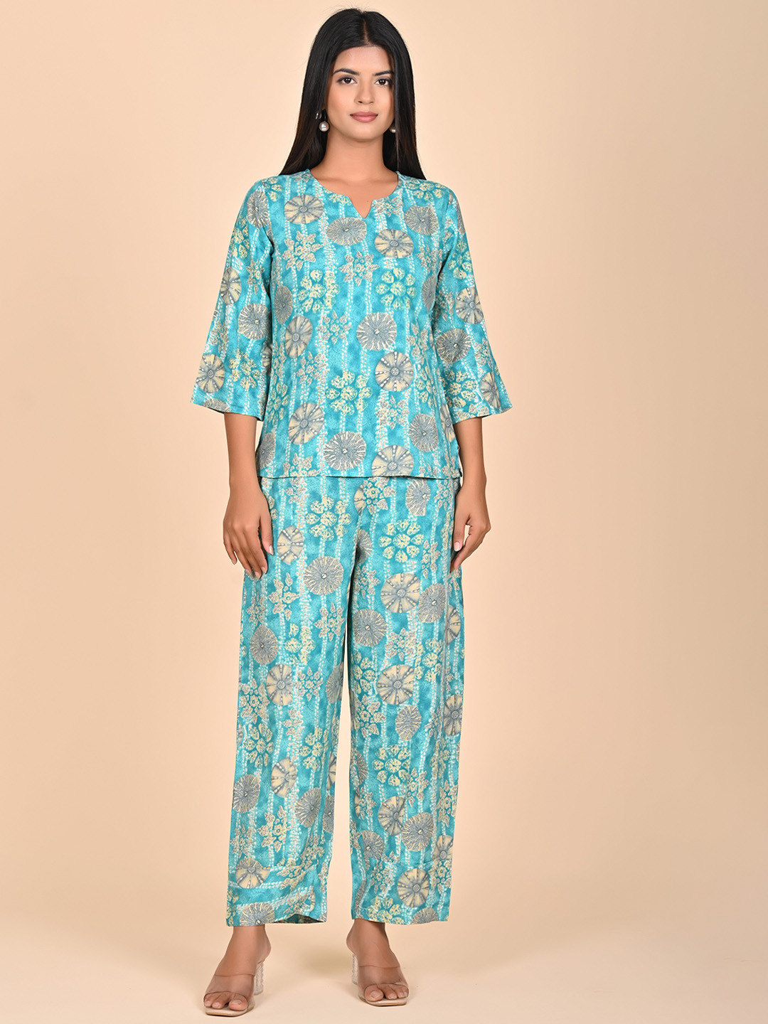 Rashmi Shree Creation Printed Top & Trousers Co-Ord Set