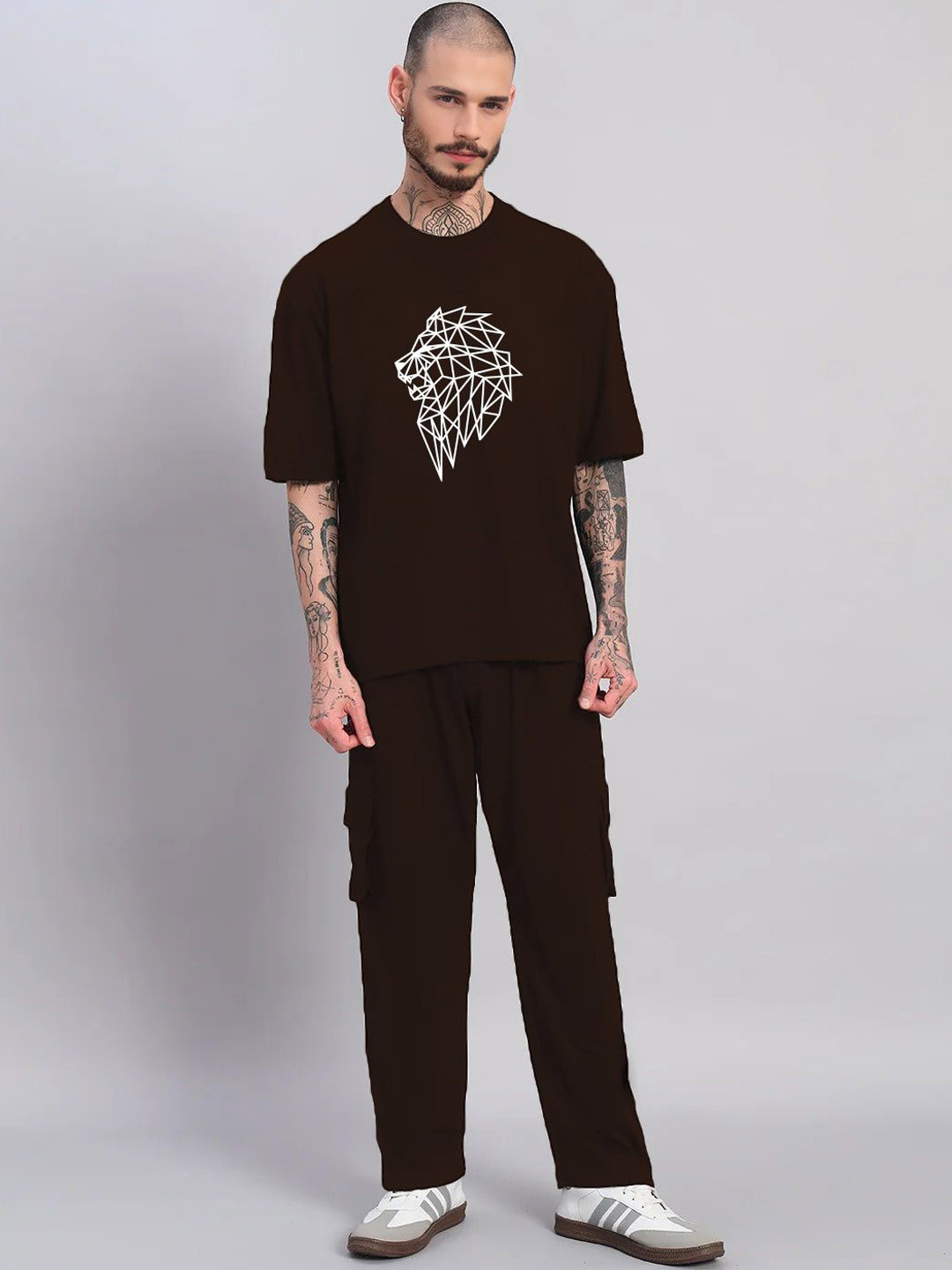 TOGS & TERRE Printed T-Shirt With Trouser Co-Ords