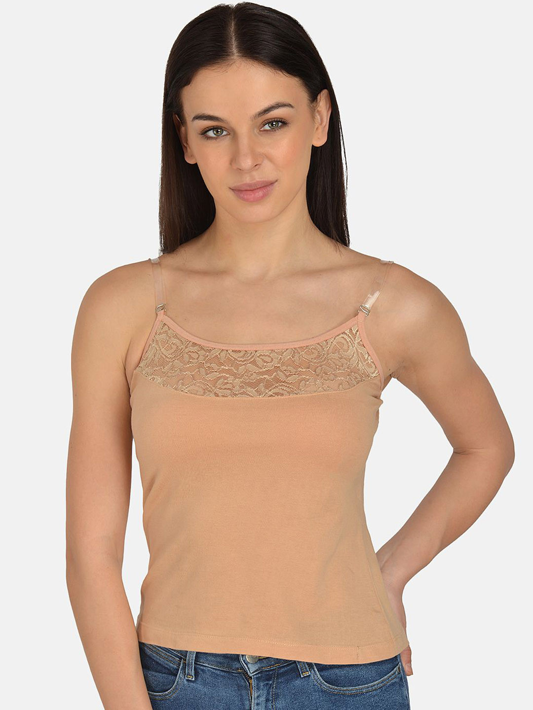 mod & shy Adjustable Strap Lace Camisole