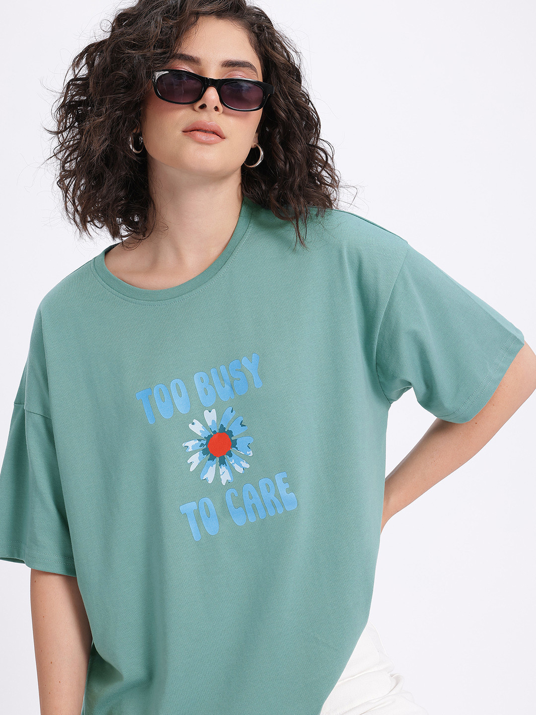 glitchez Printed Relaxed Drip T-shirt