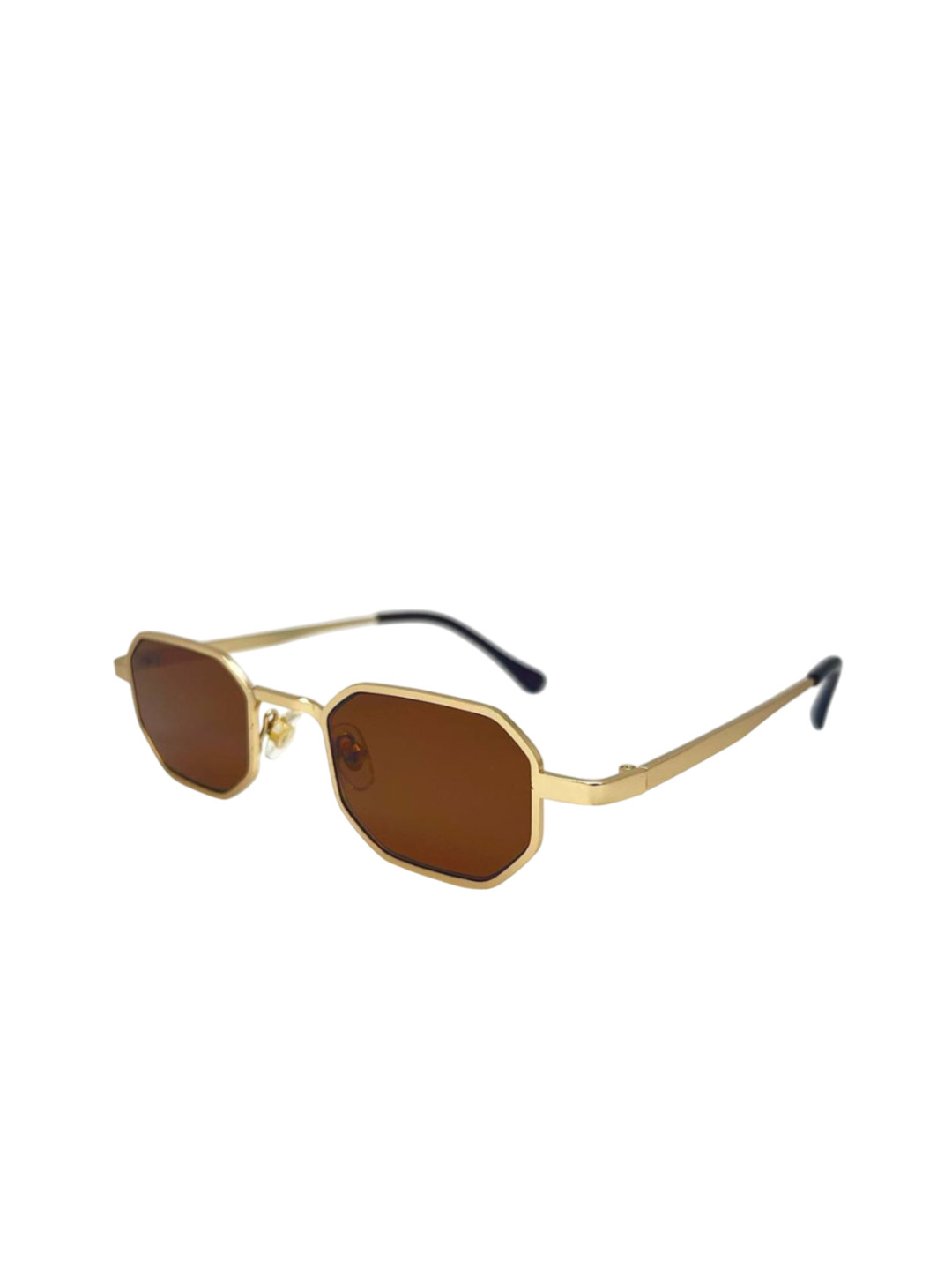 NOTHING ORDINARY Unisex Octagonal Sunglasses with UV Protected Lens CANGBRN001