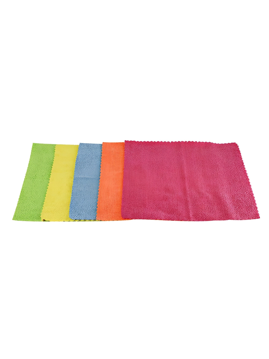Cello Red & Yellow 5 Pieces Microfiber Cleaning Cloths
