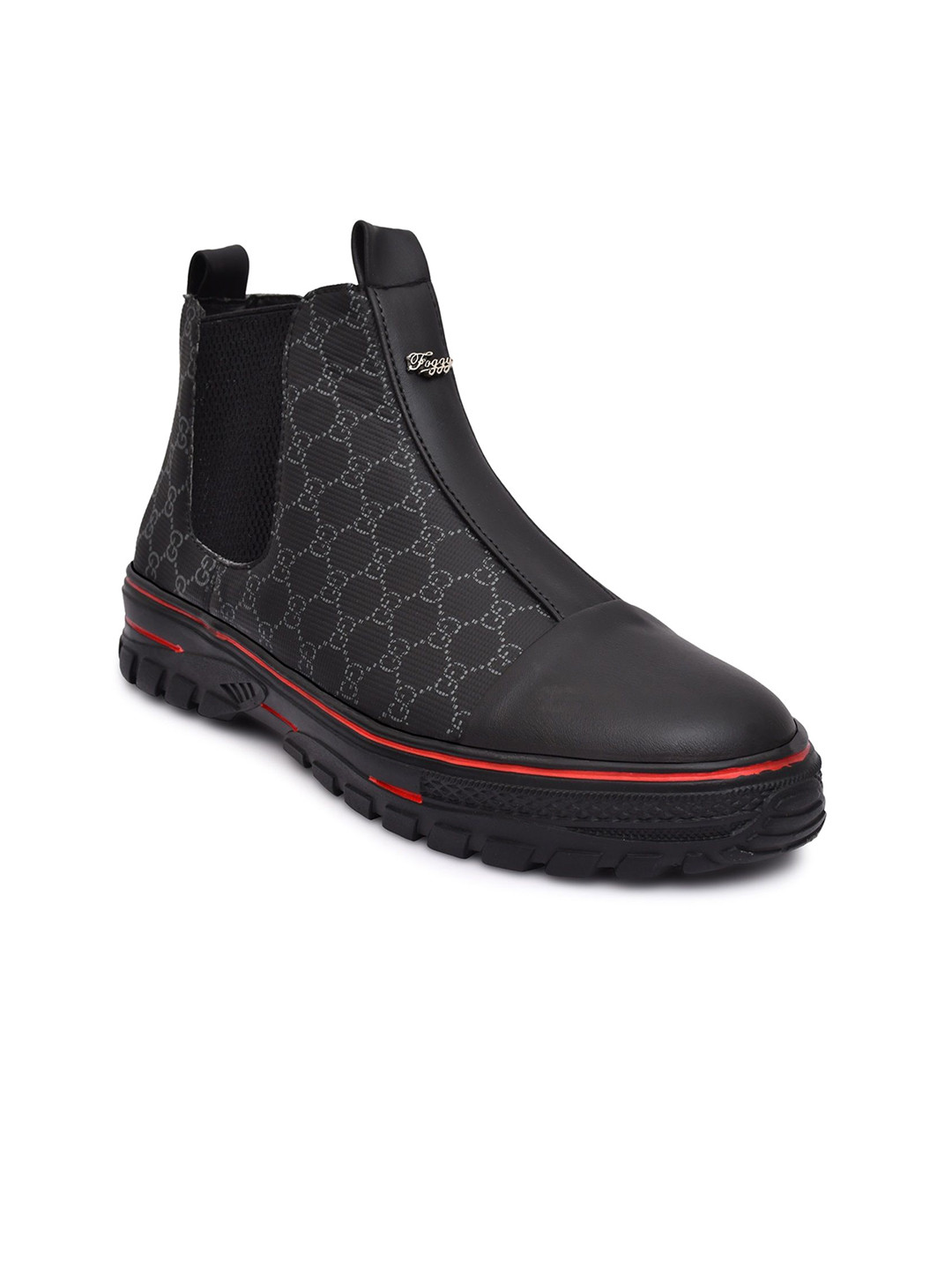 FOGGY Men Textured Lightweight Trekking Shoes