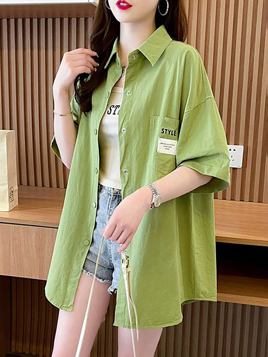 JC Mode Women Oversized Casual Shirt