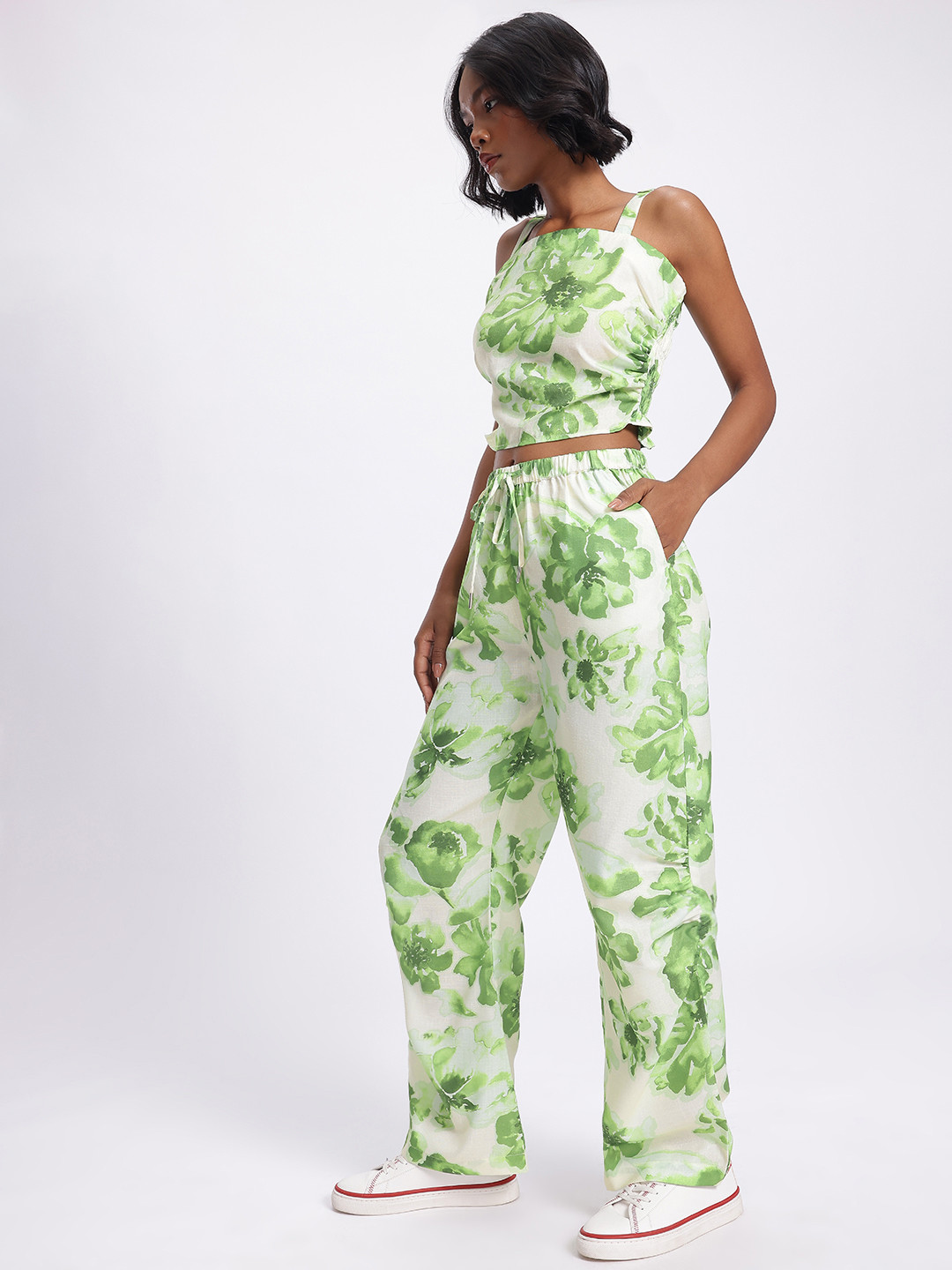 glitchez Floral Feels Smocked Co-Ords