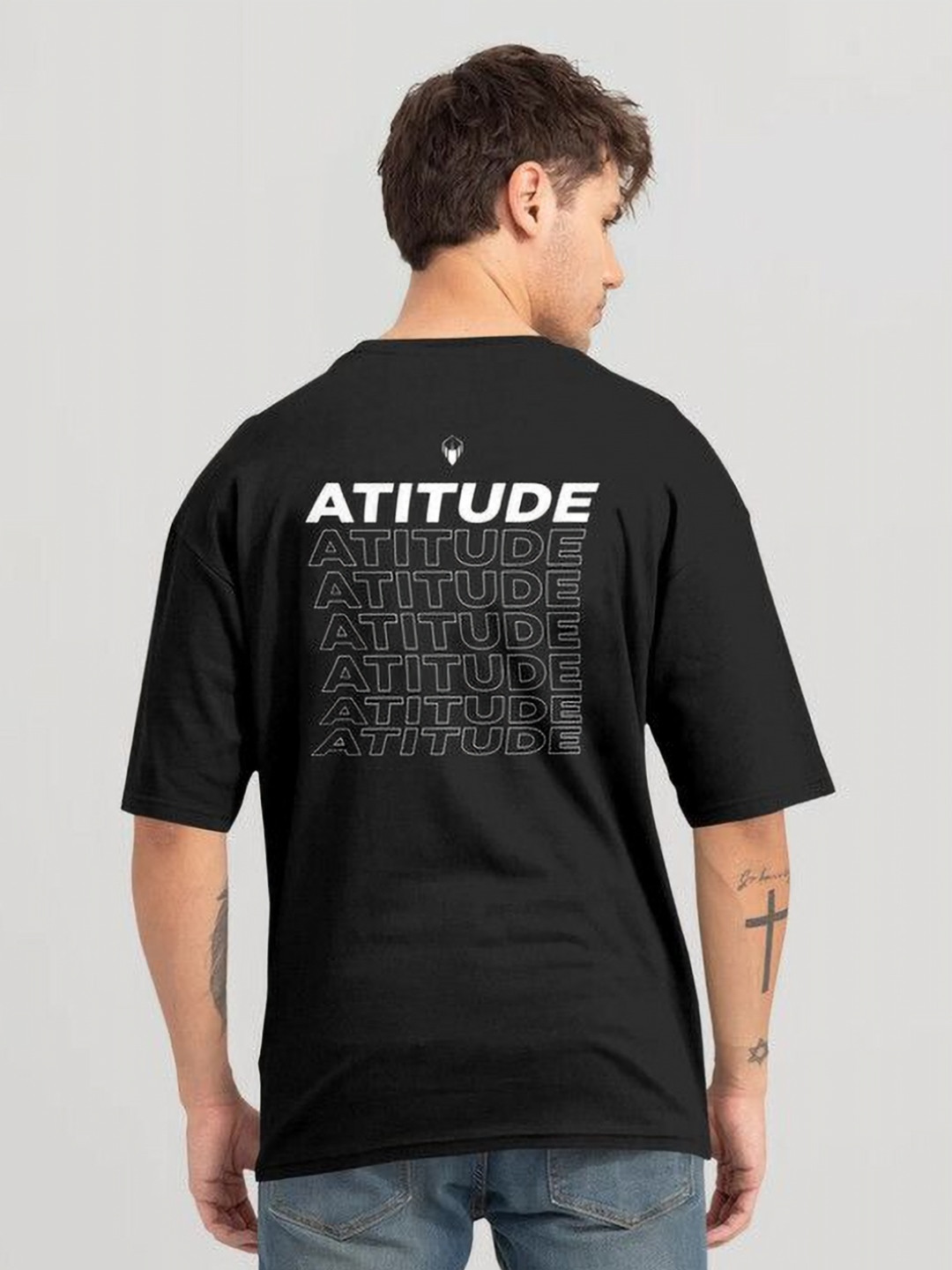 Triptee Printed Pure Cotton Short Sleeves Round Neck T-shirt