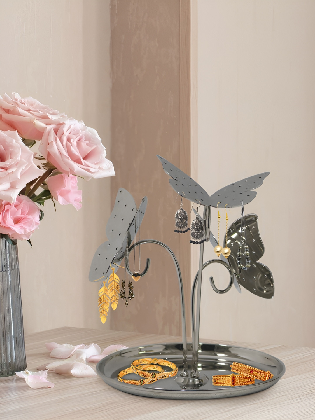 Metalsmith Silver-Toned Set of 1 Super Strong Jewellery Organiser Organisers