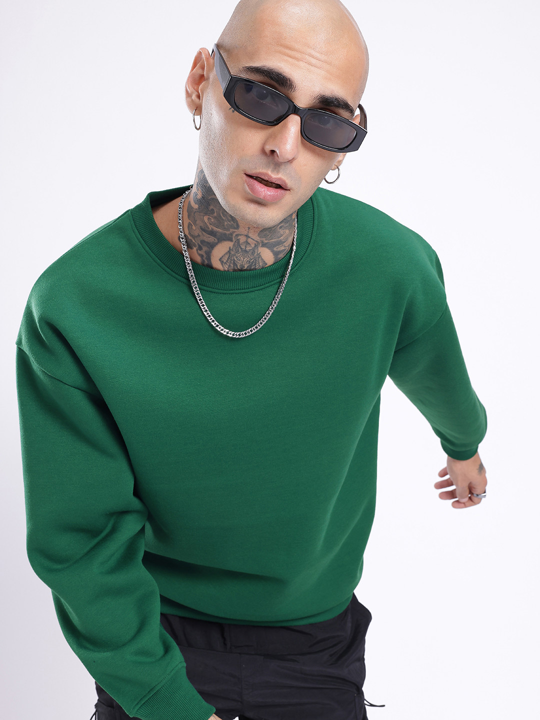 glitchez Oversized Fit Sweatshirt