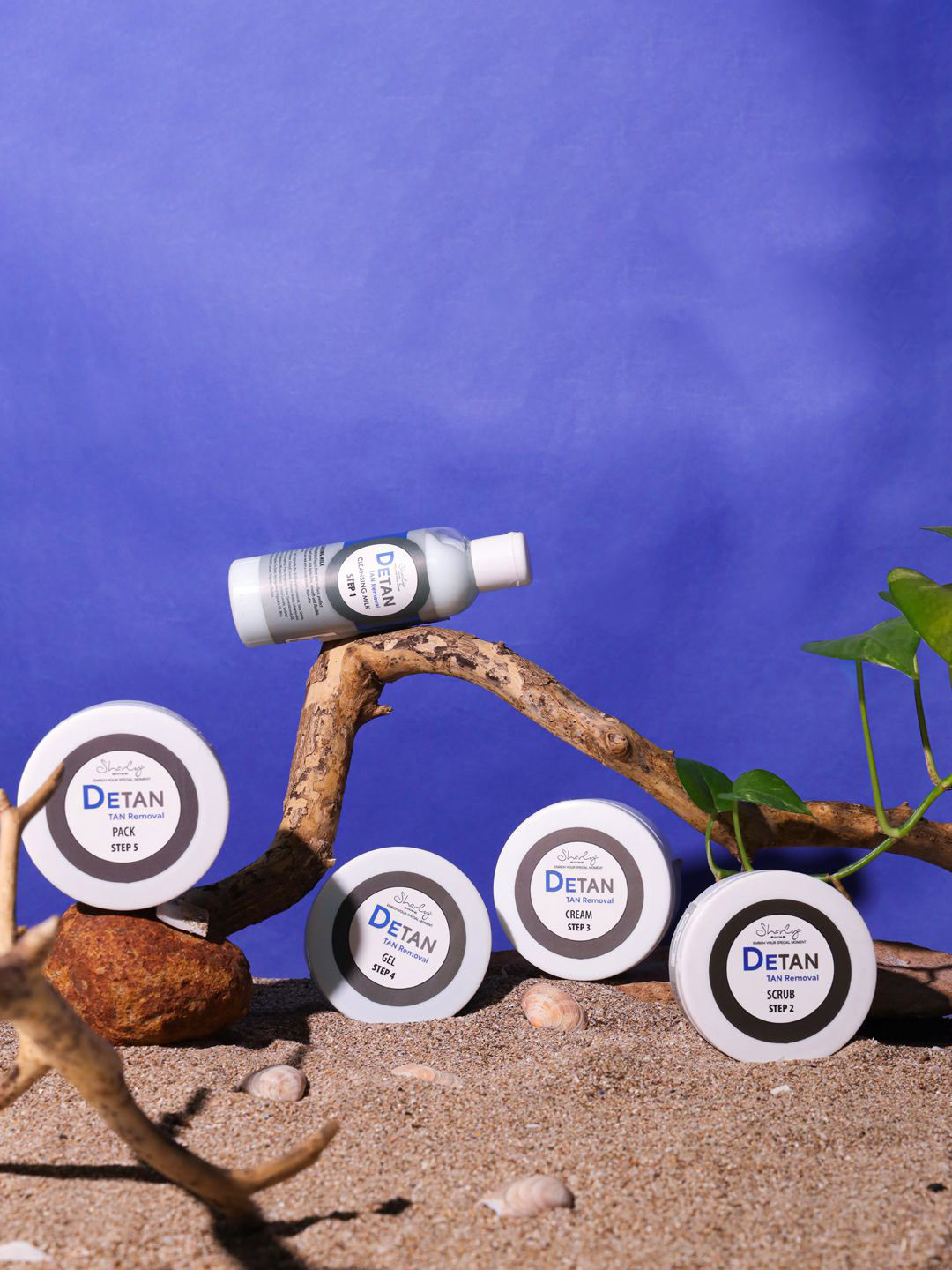 Sharly Shine De-Tan Facial Kit For Complete Tan Removal - 520 g