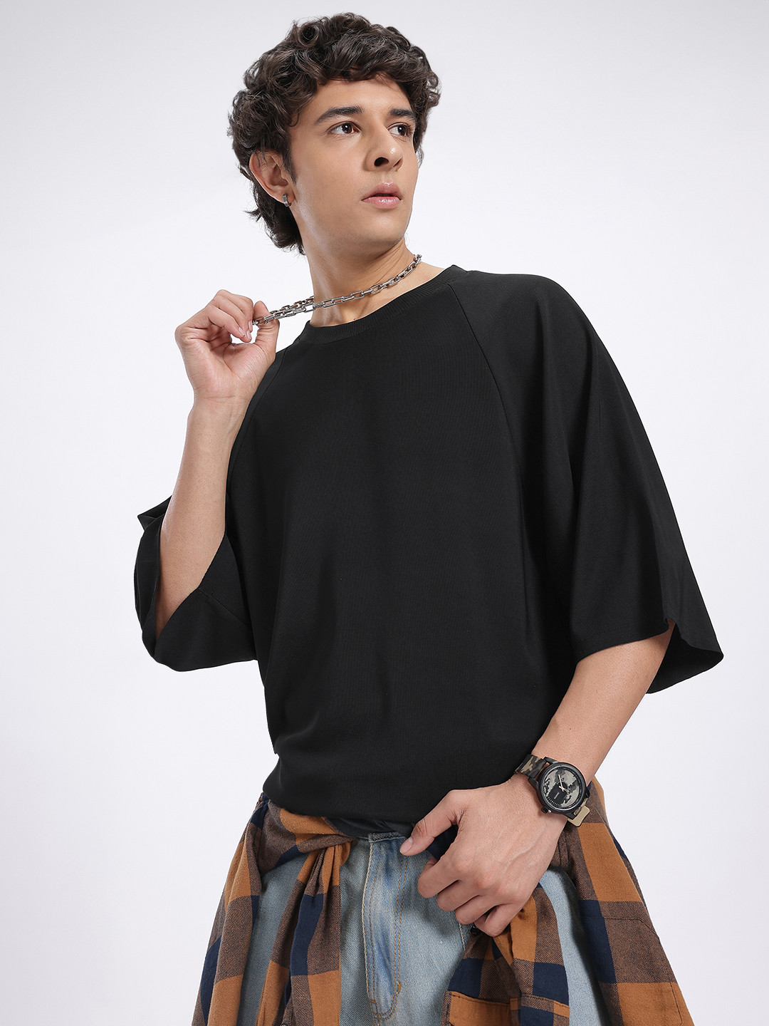 glitchez Raglan Sleeve Sweatshirt