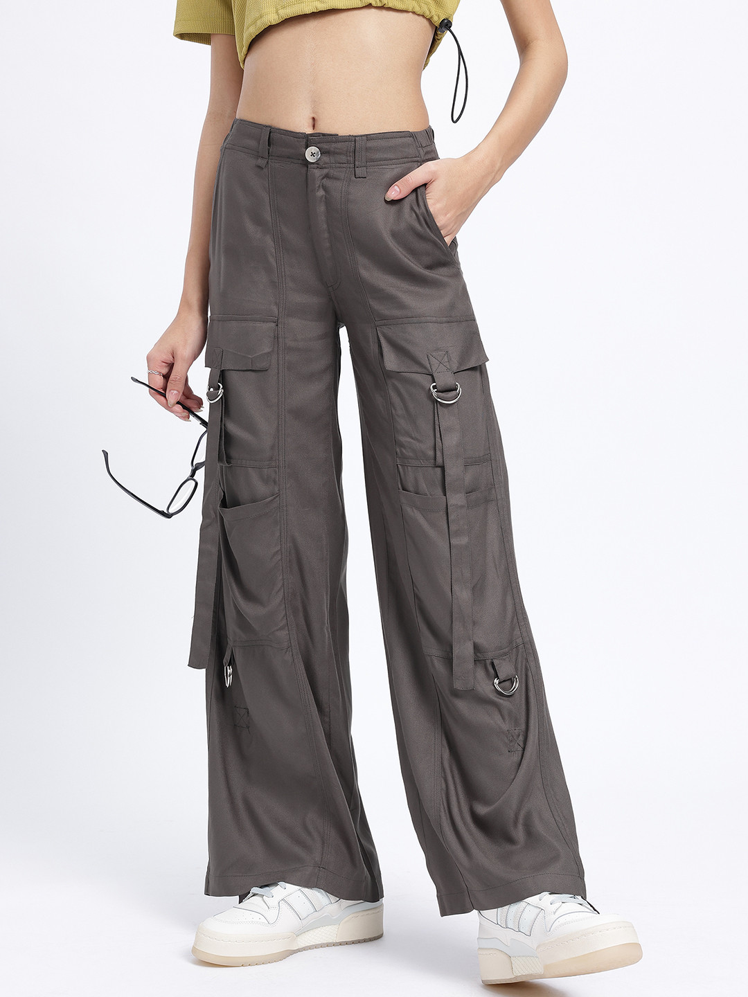 glitchez Women Loose & Lively Baggy Trousers