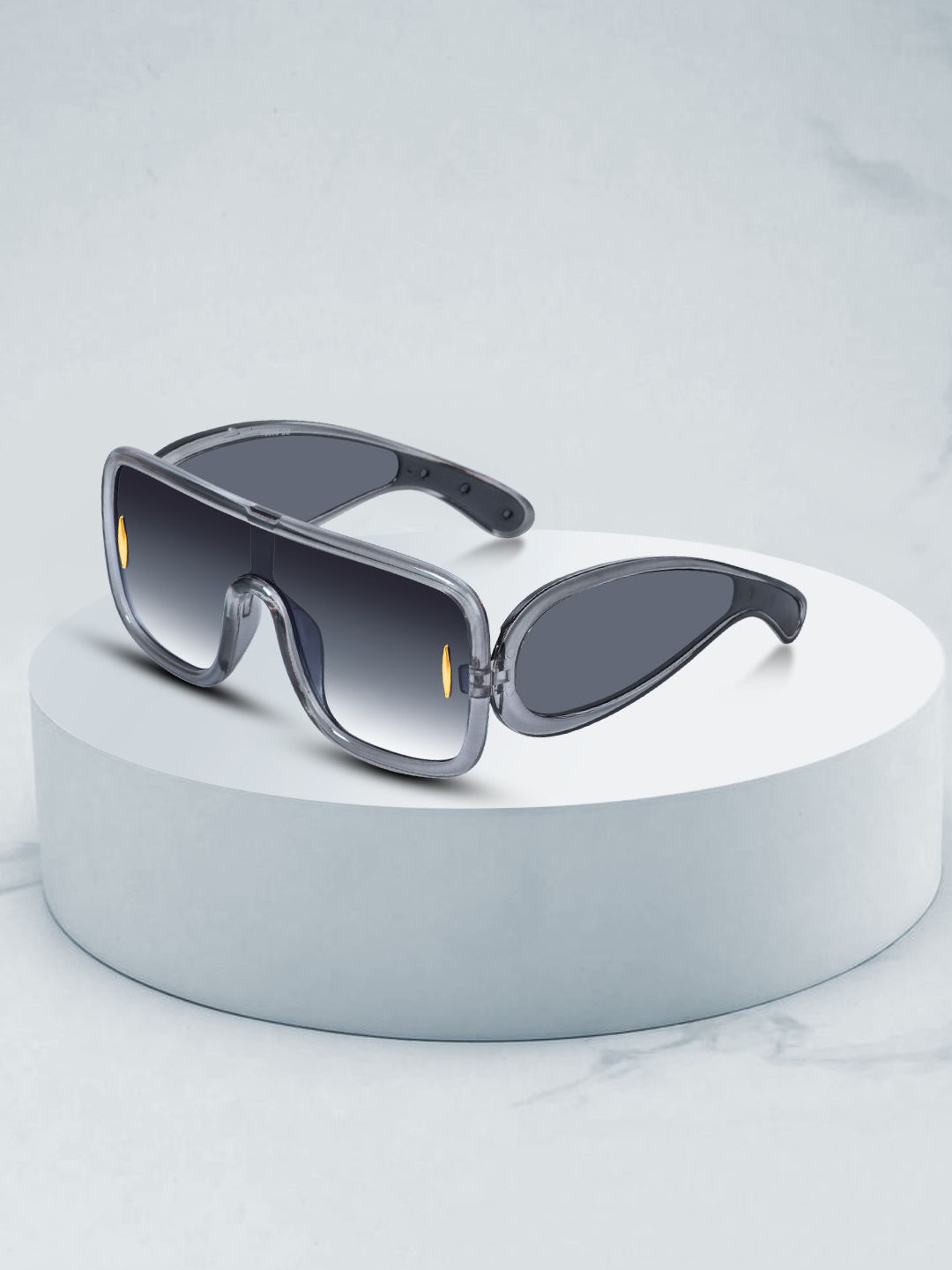 CELEBRITY SUNGLASSES Unisex Oversized Sunglasses with UV Protected Lens CLSG-86984-04