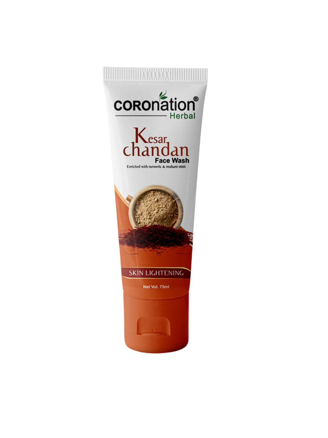 COROnation Herbal Kesar & Chandan Face Wash - 75 ml