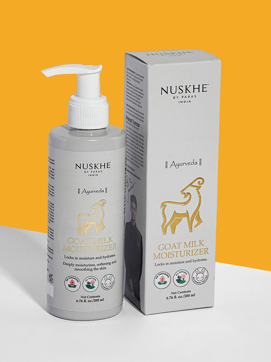 Nuskhe by Paras Goat Milk Body Moisturizer With Vitamin E - 200 ml