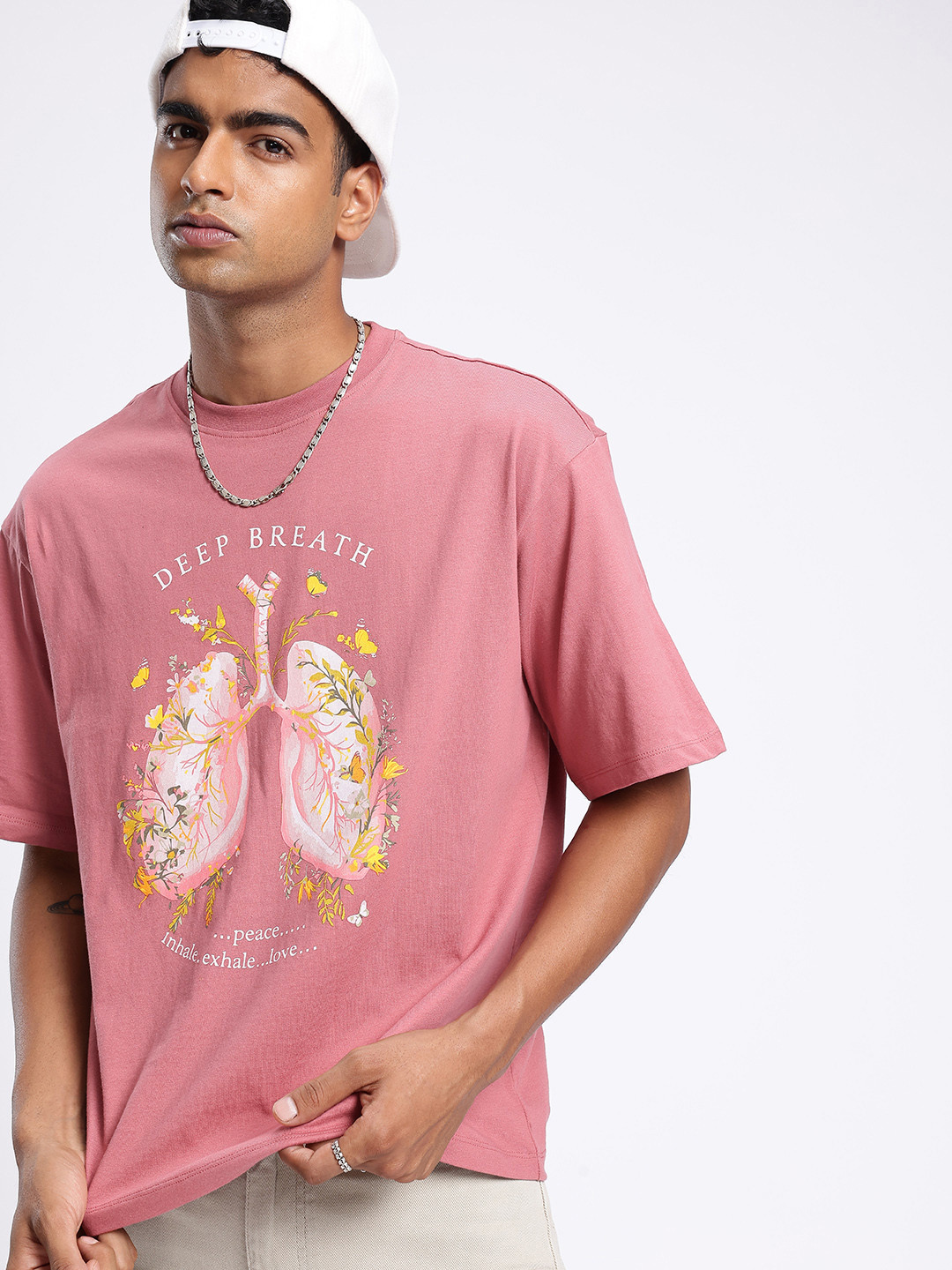 glitchez Urban Cool Graphic Printed Relaxed Fit T-shirt