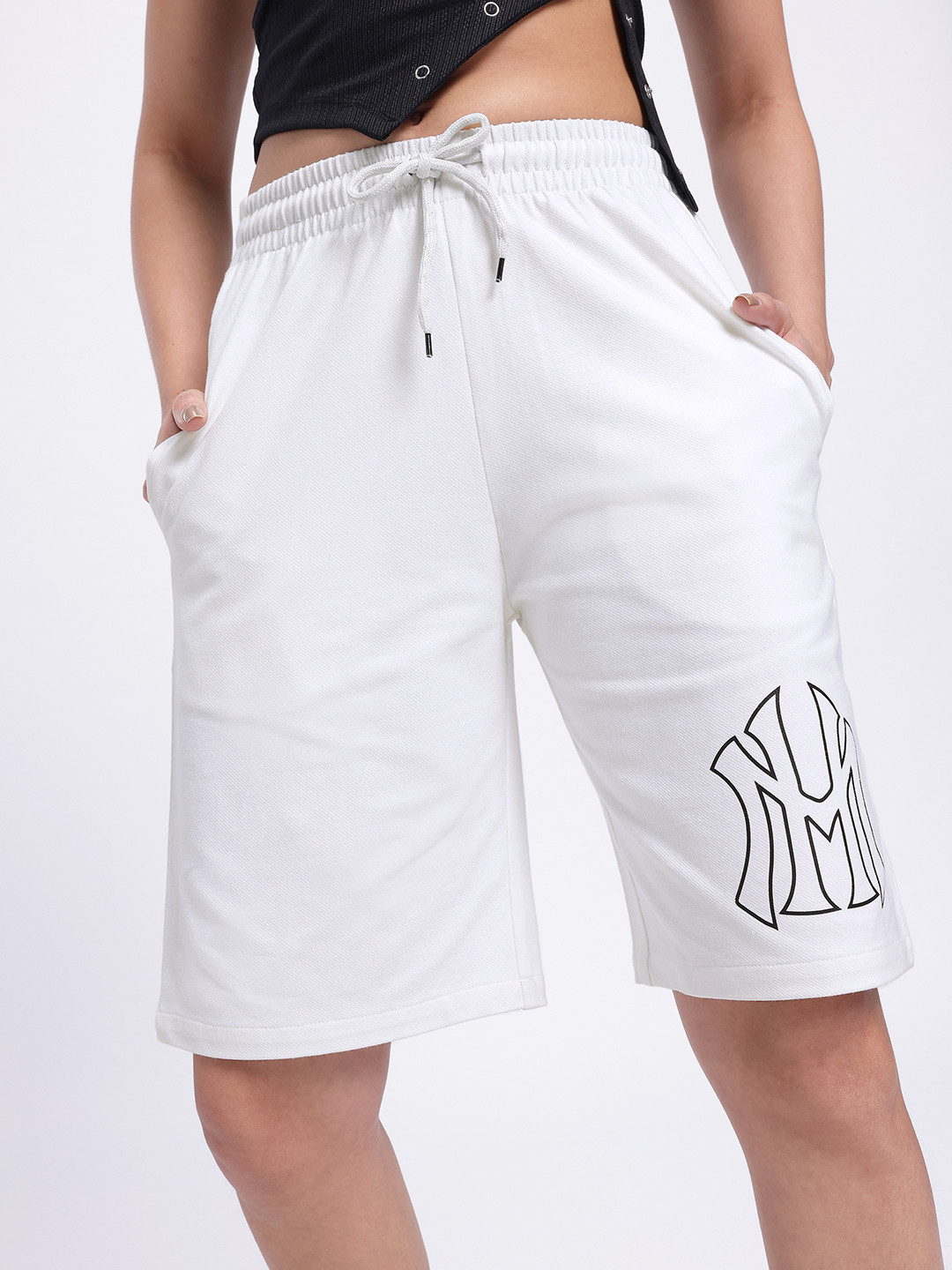 glitchez Women Oversized Bermuda Shorts