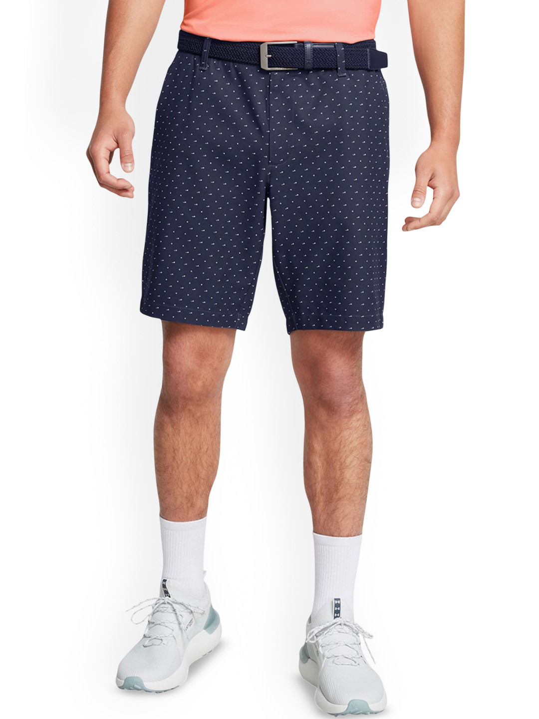 UNDER ARMOUR Drive Men Printed Mid-Rise Loose Fit Shorts