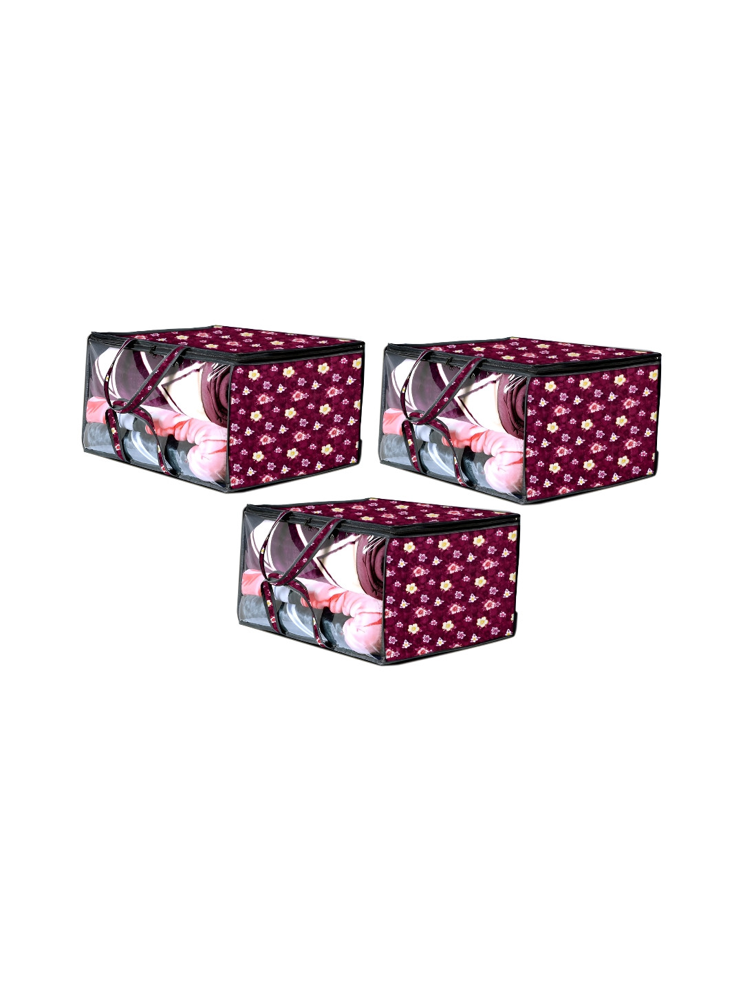 Stylista Red 3 Pcs Waterproof Core Organisers