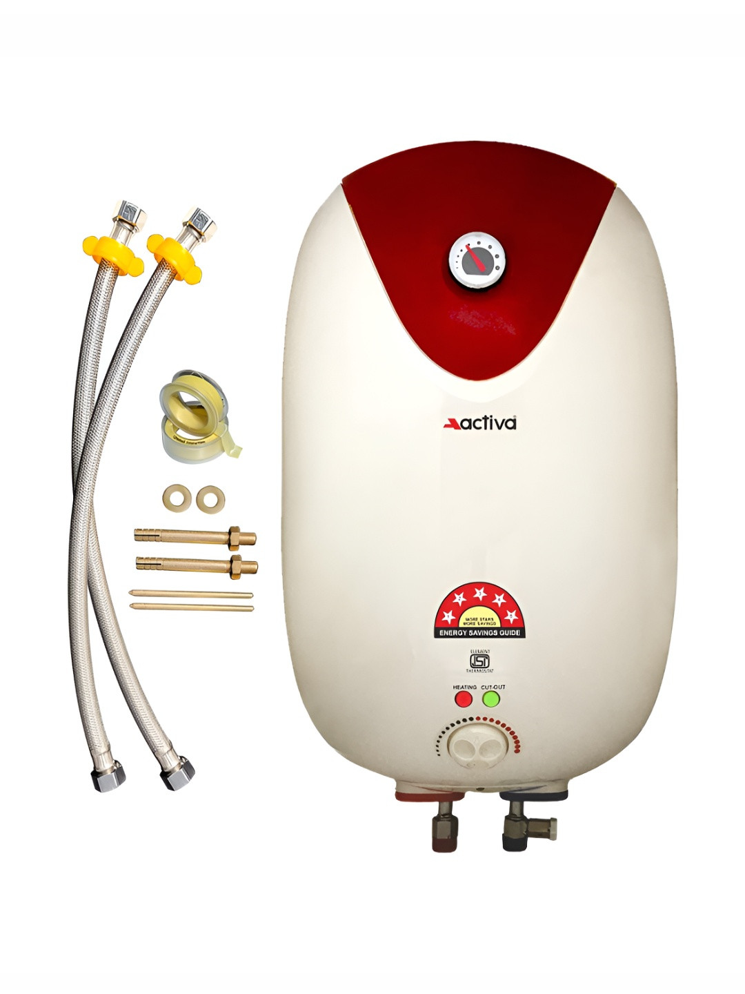 ACTIVA Premium White 3000W Storage Water Heater - 25L