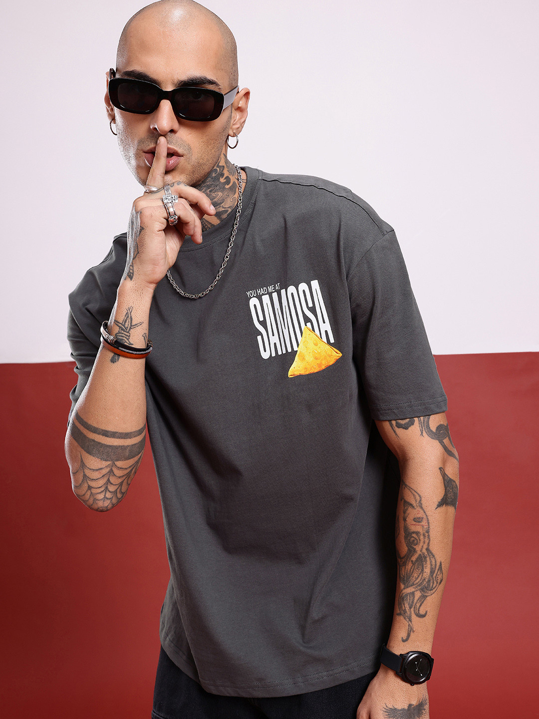 glitchez Urban Easy Going Relaxed Fit T-shirt