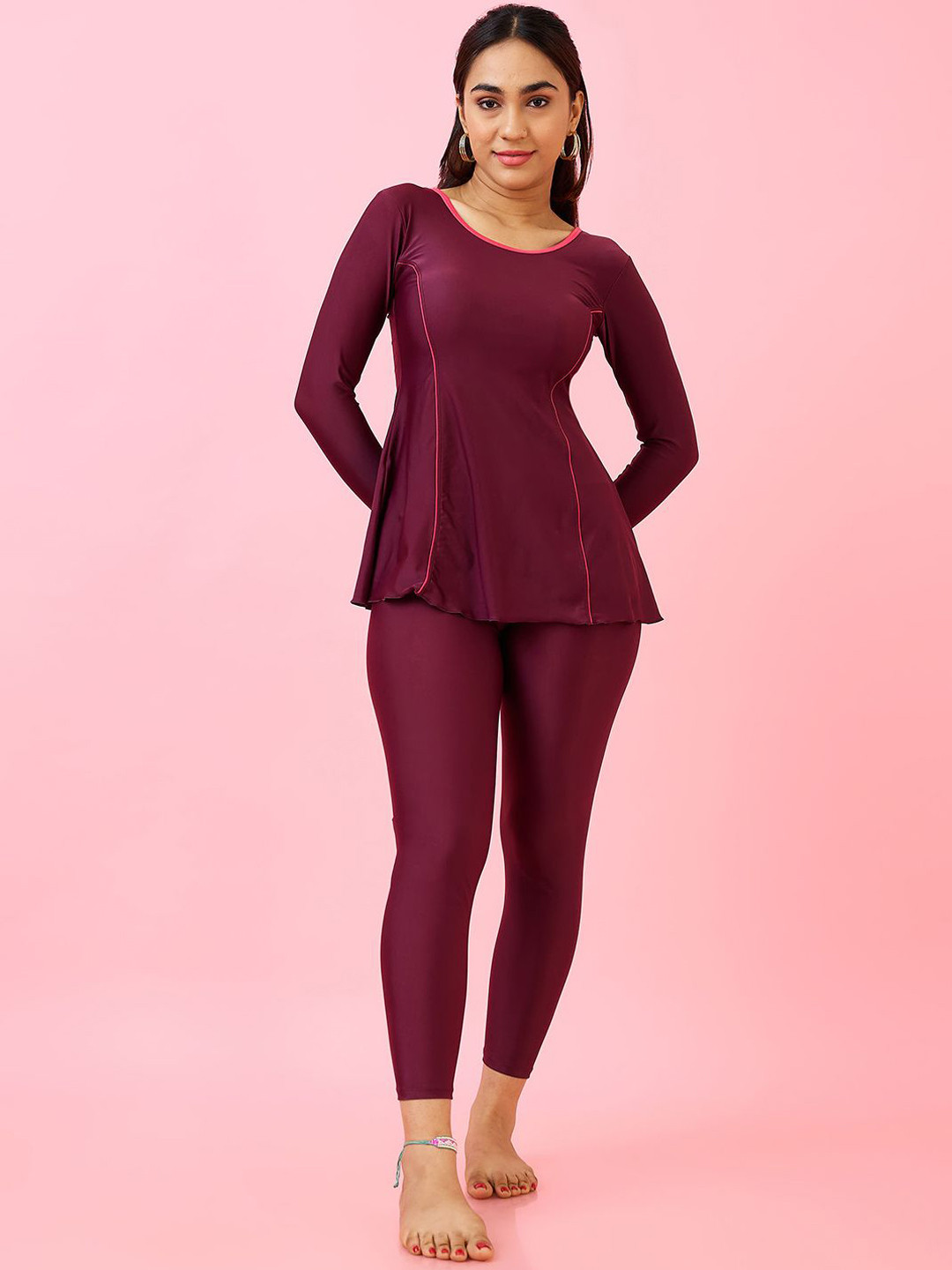 LYCOT Swimming Dress With Attached Tights