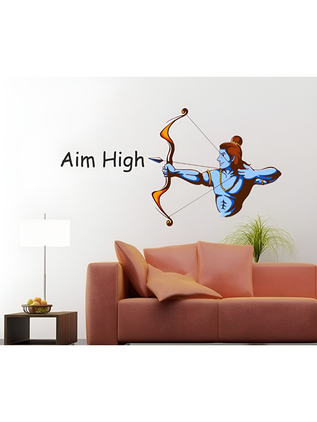 Decor Villa Multicolor Shree Ram Wall Sticker