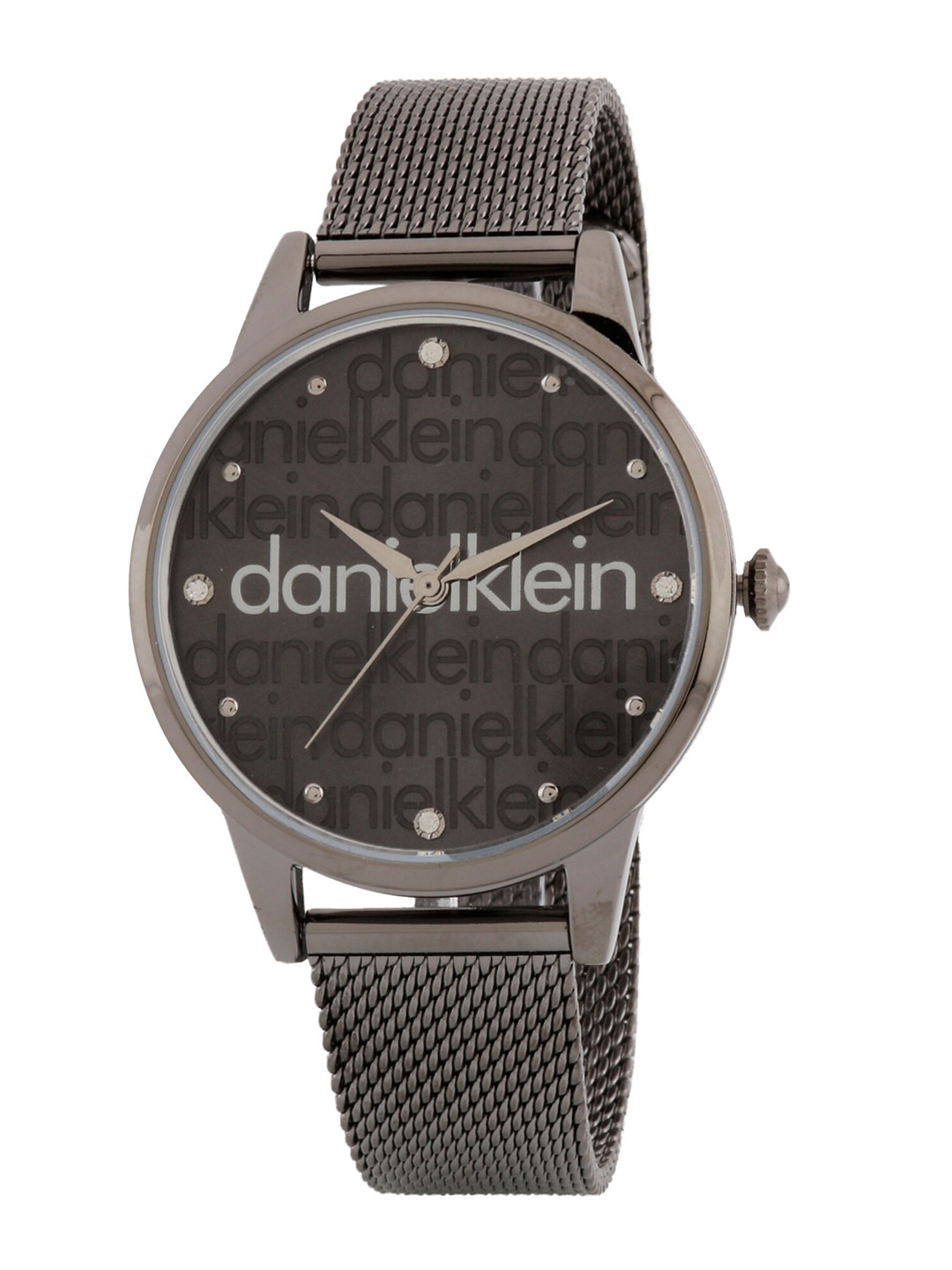 Daniel Klein Women Grey Printed Stainless Steel Analogue Watch DK.1.12561-4