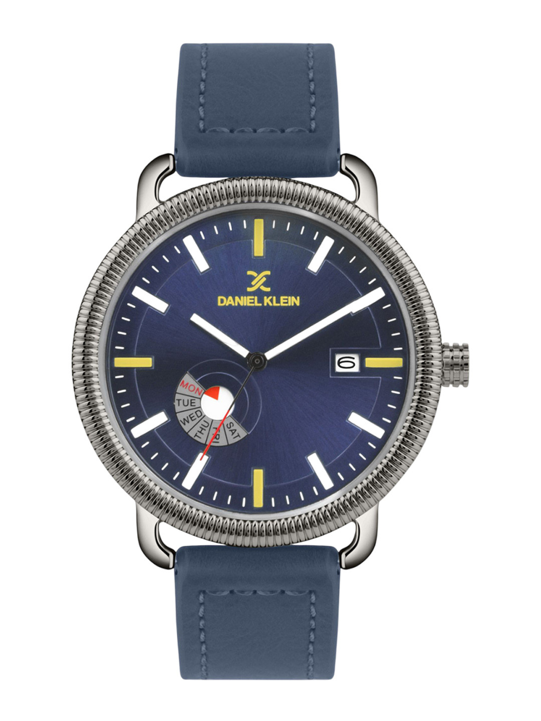 Daniel Klein Men Printed Dial & Leather Straps Analogue Watch DK.1.14023-3