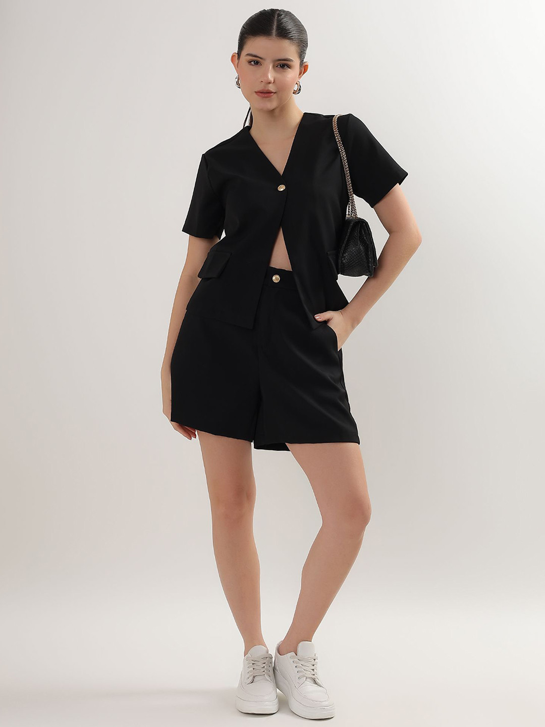 Beyond Pink Shirt With Shorts Co-Ords