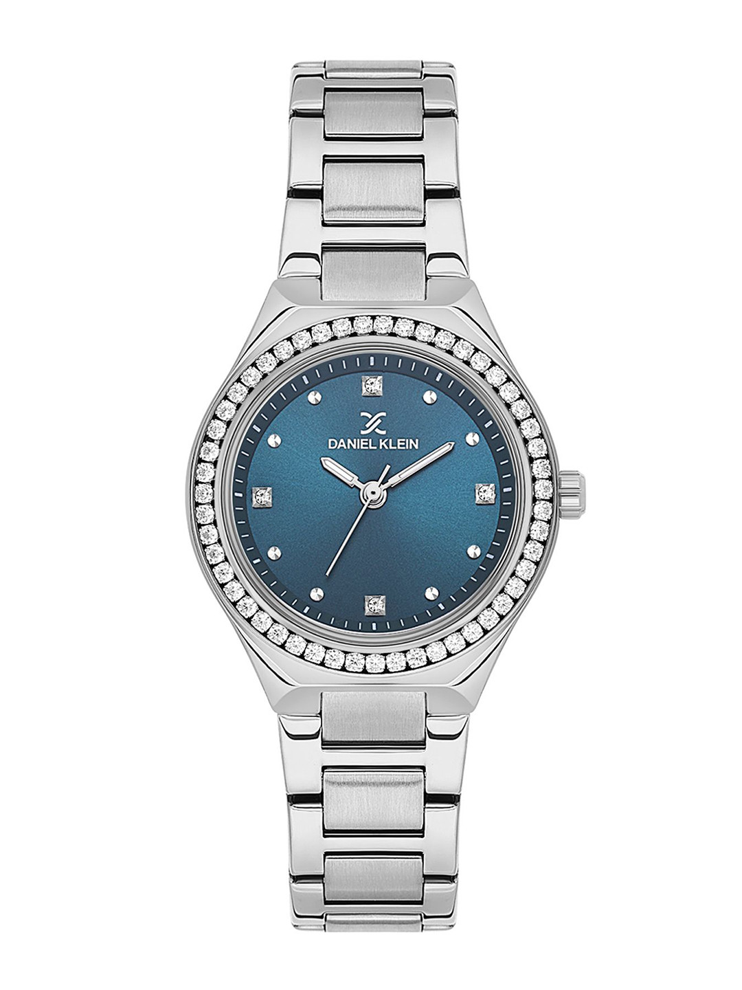 Daniel Klein Women Embellished Dial & Bracelet Style Straps Analogue Watch DK.1.13765-2