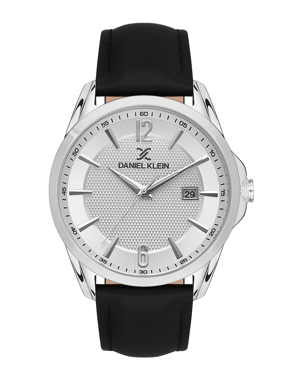 Daniel Klein Men Embellished Leather Straps Analogue Watch DK 1 13374-2