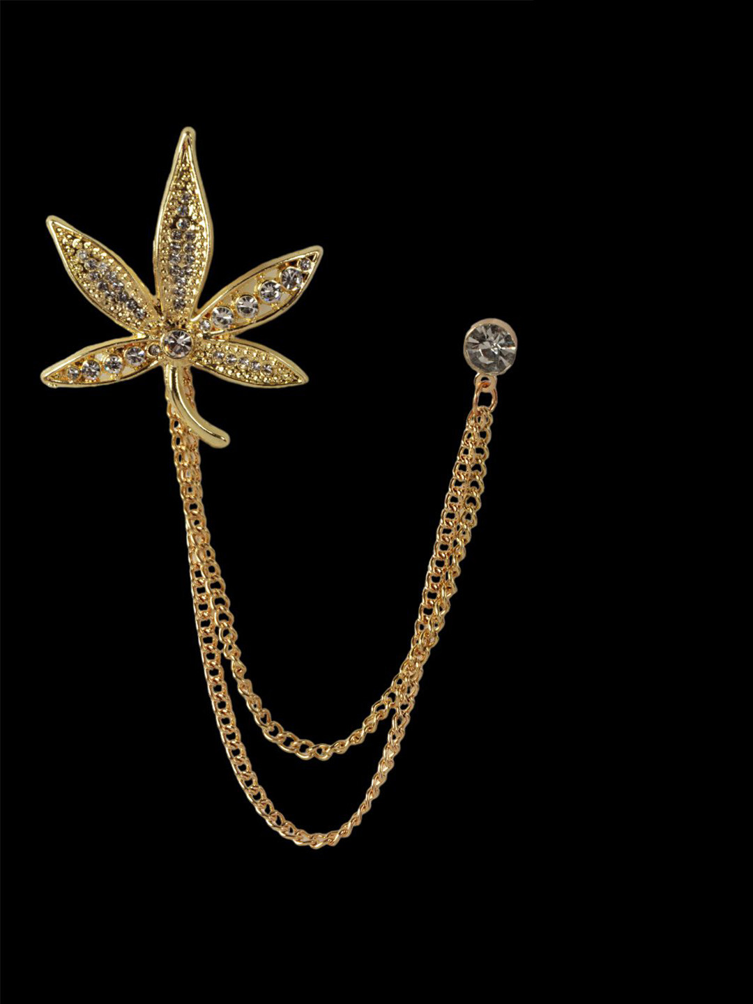 Curren Gold-Toned Plated Alloy Brooch