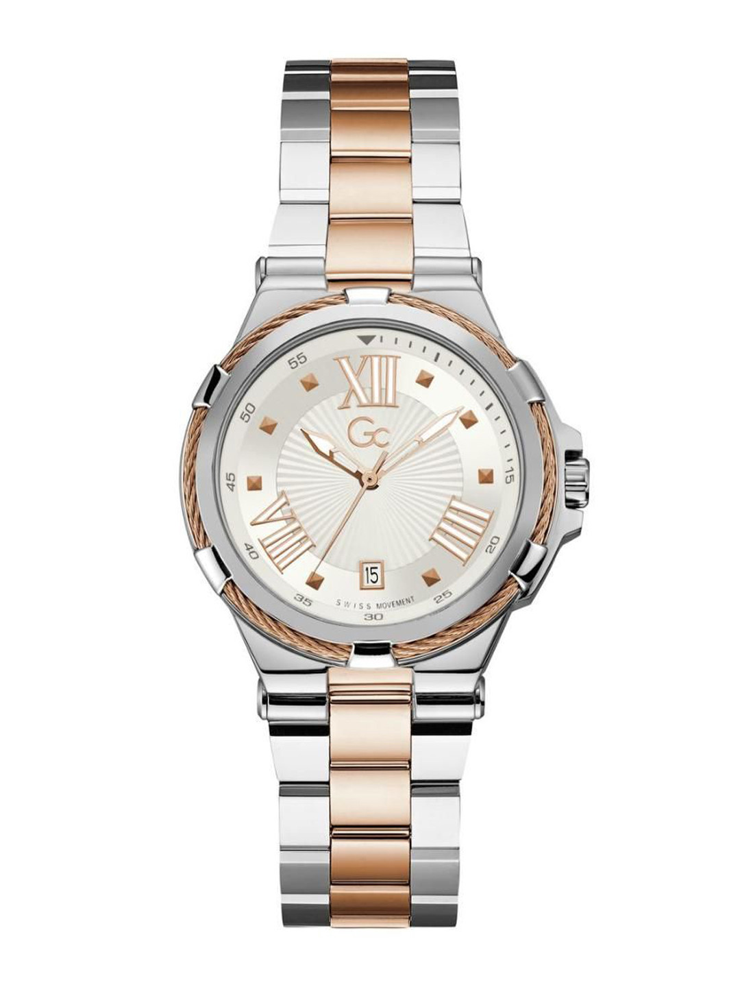 GC Women Dial & Bracelet Style Straps Analogue Watch Y34008L1MM