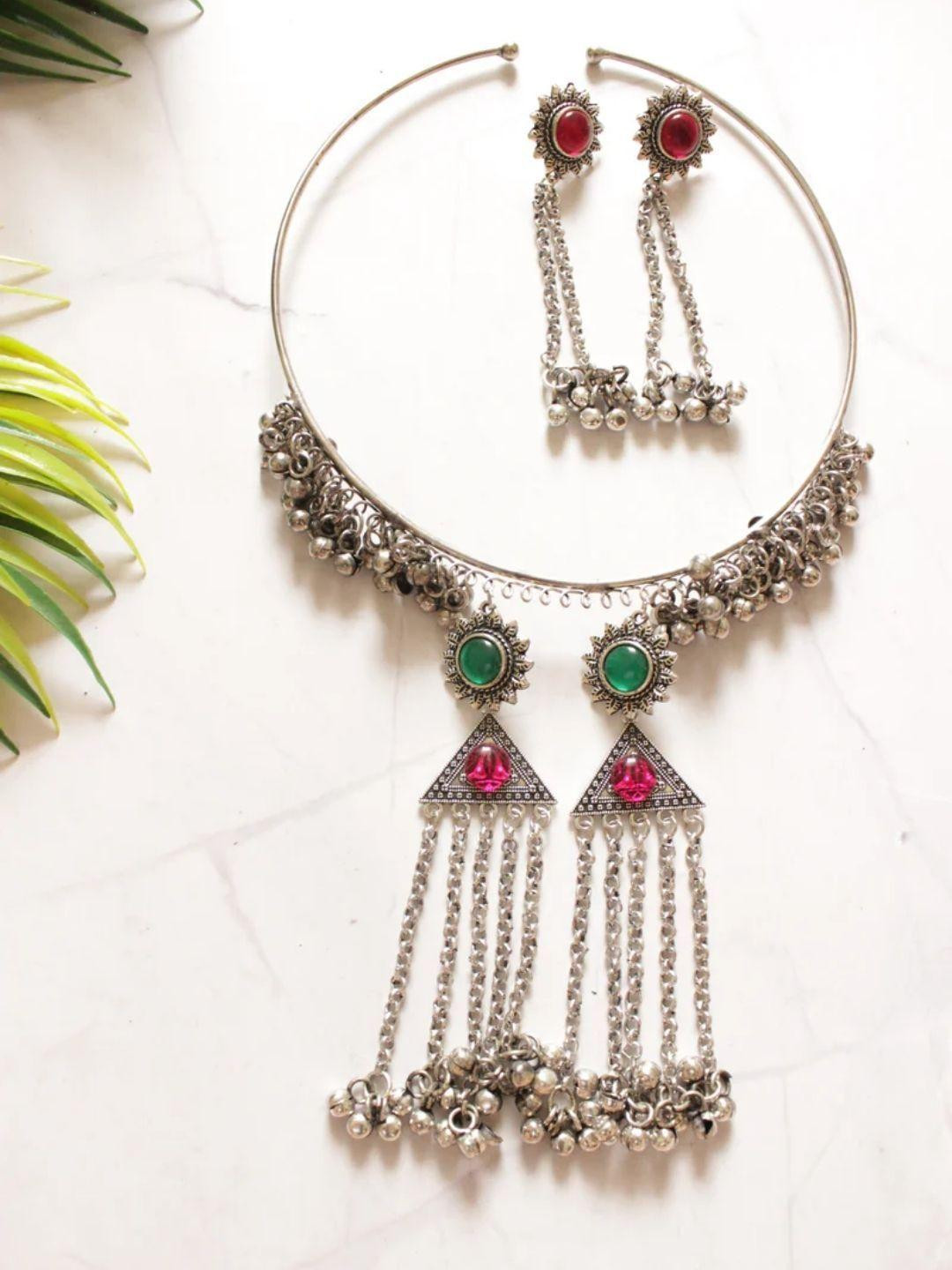 A Local Tribe Pink Metal Necklace