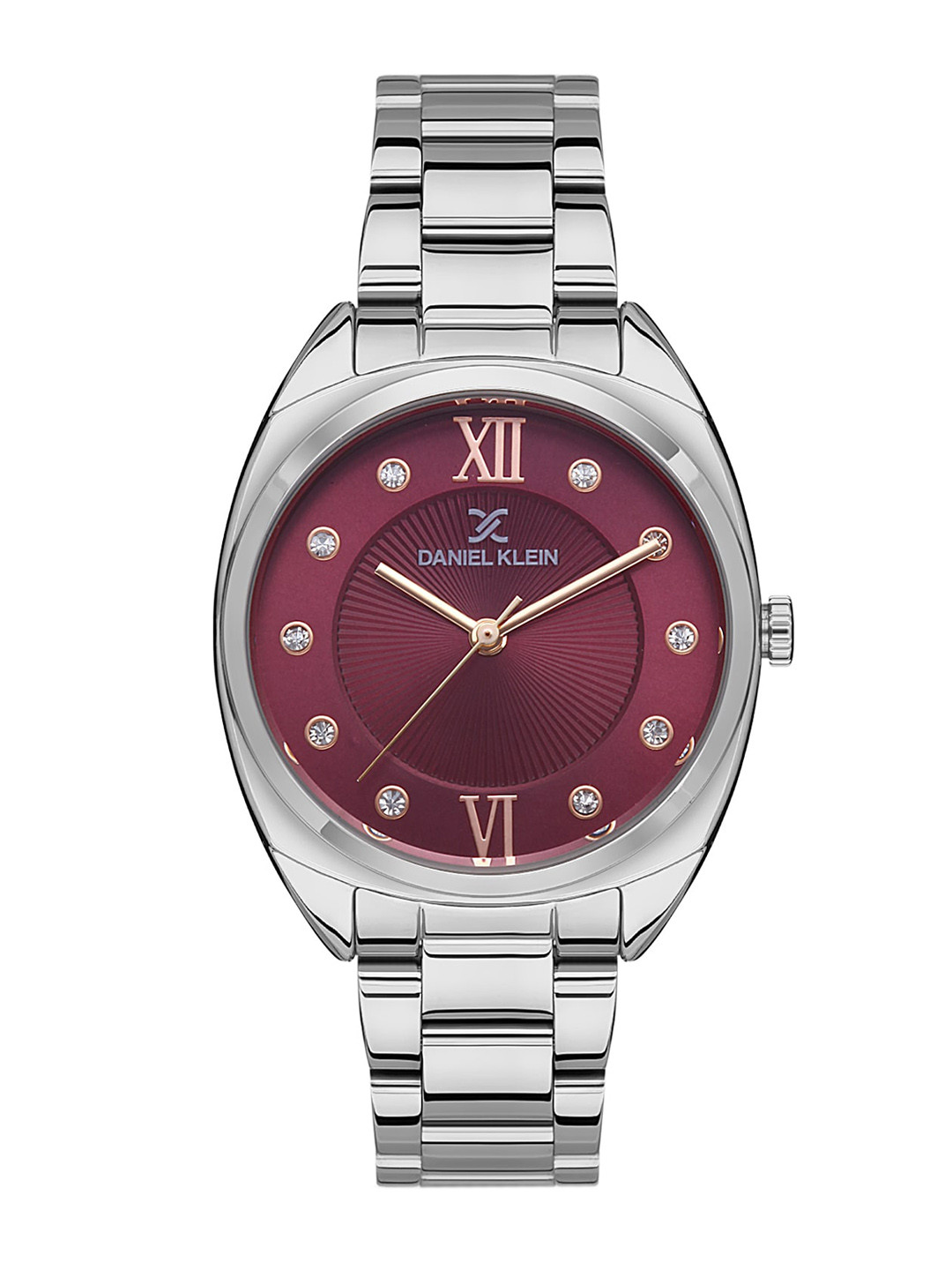 Daniel Klein Women Embellished Dial Bracelet Style Straps Analogue Watch DK 1 13398-2