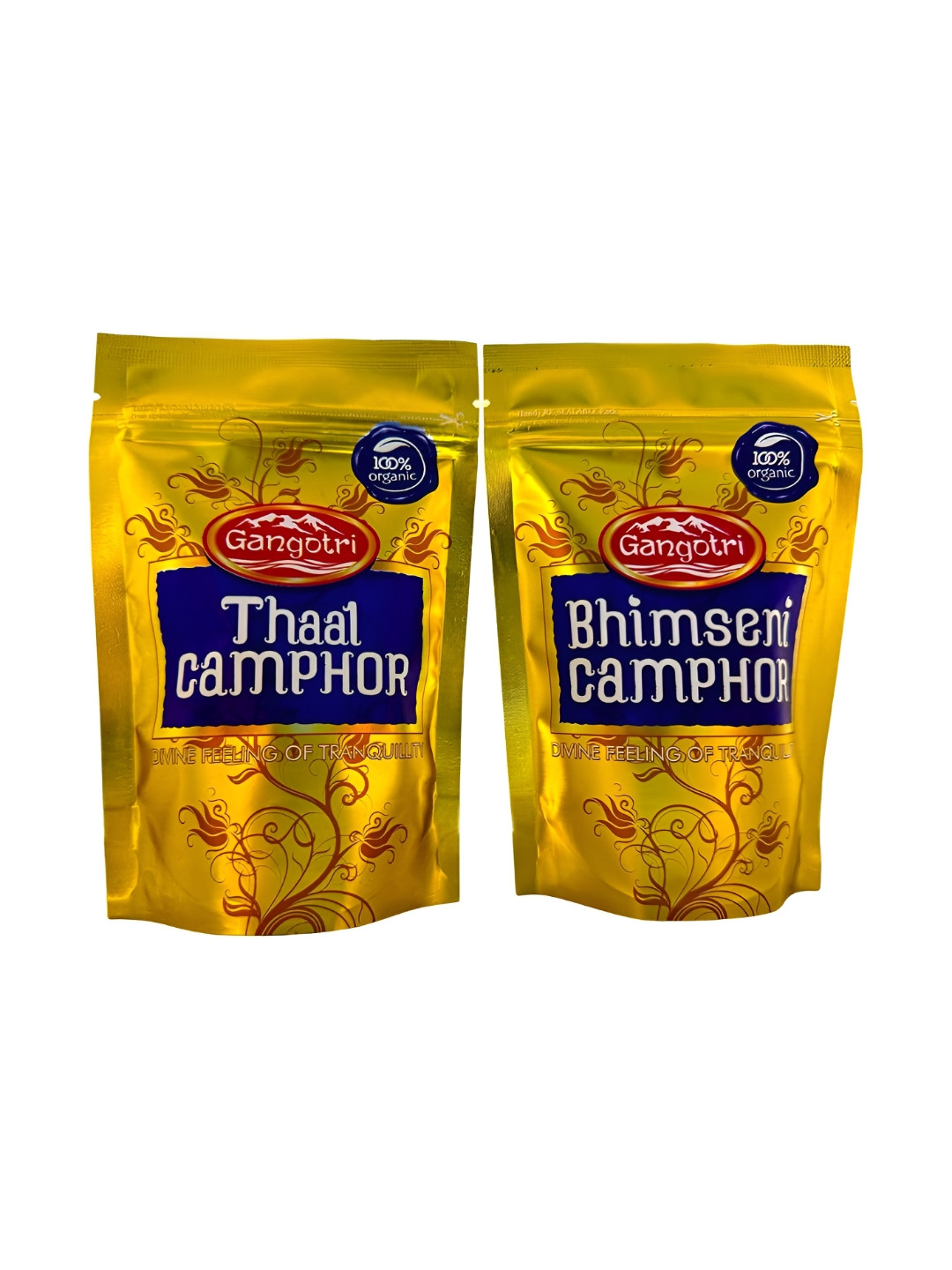 Gangotri Set Of 2 Bhimseni Camphor Pouch- 100