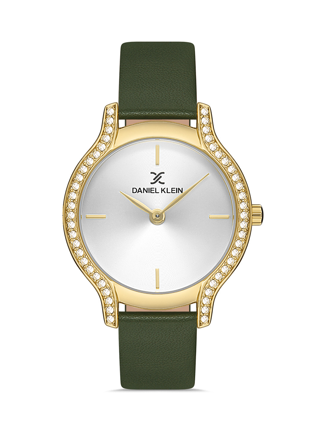 Daniel Klein Premium Women Silver-Toned Dial Leather Straps Analogue Watch DK.1.13209-6_OR