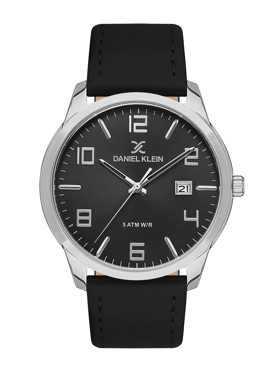 Daniel Klein Men Textured Leather Straps Analogue Watch DK 1 13448-2