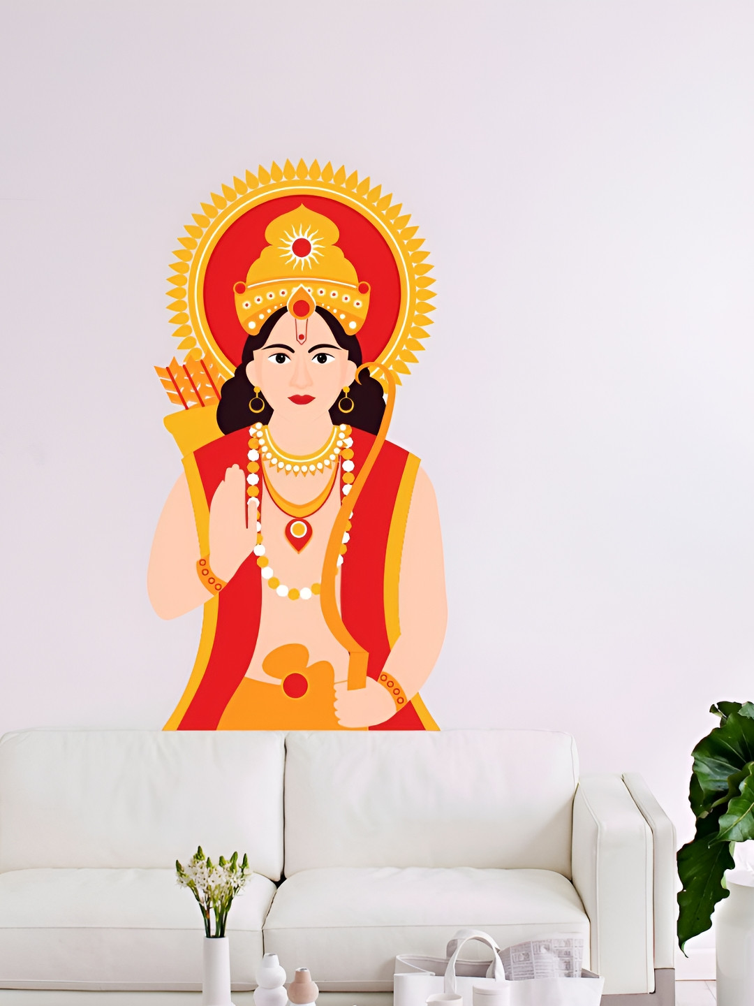Decor Villa Mutlicolor Ram Wall Sticker