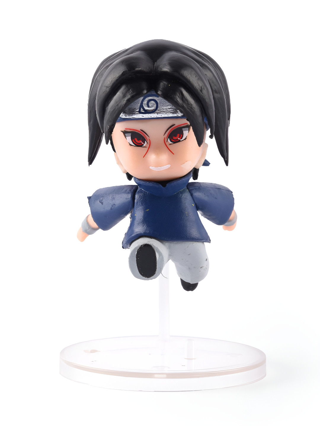COMICSENSE Sasuke Uchiha Kid Anime Navy Blue Plastic Natural Living Room Small Showpiece - 3.1 Inches