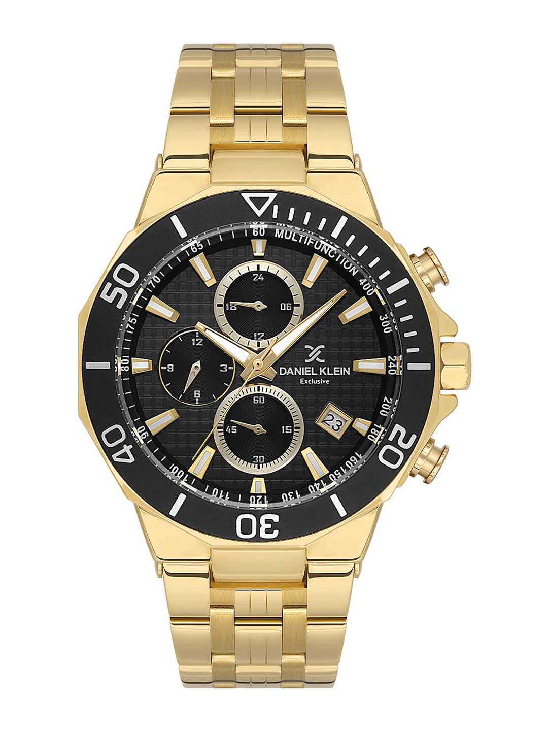 Daniel Klein Men Dial & Bracelet Style Straps Analogue Watch DK.1.13840-4