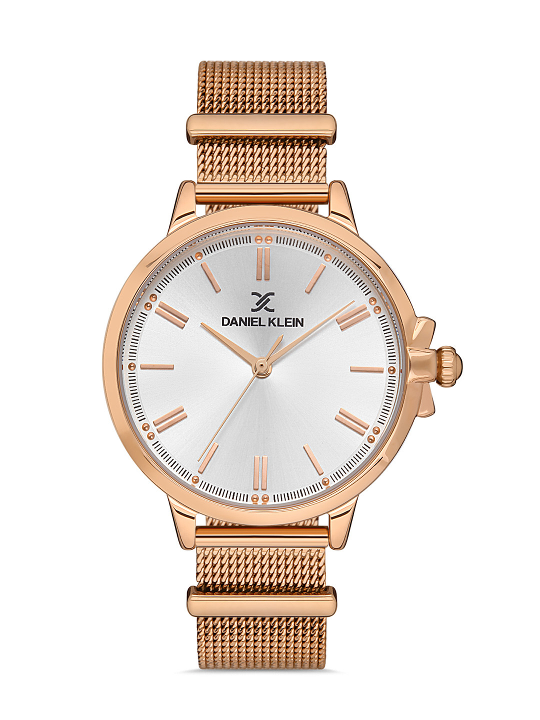 Daniel Klein Trendy Women Silver-Toned & Bracelet Straps Analogue Watch DK.1.13261-4