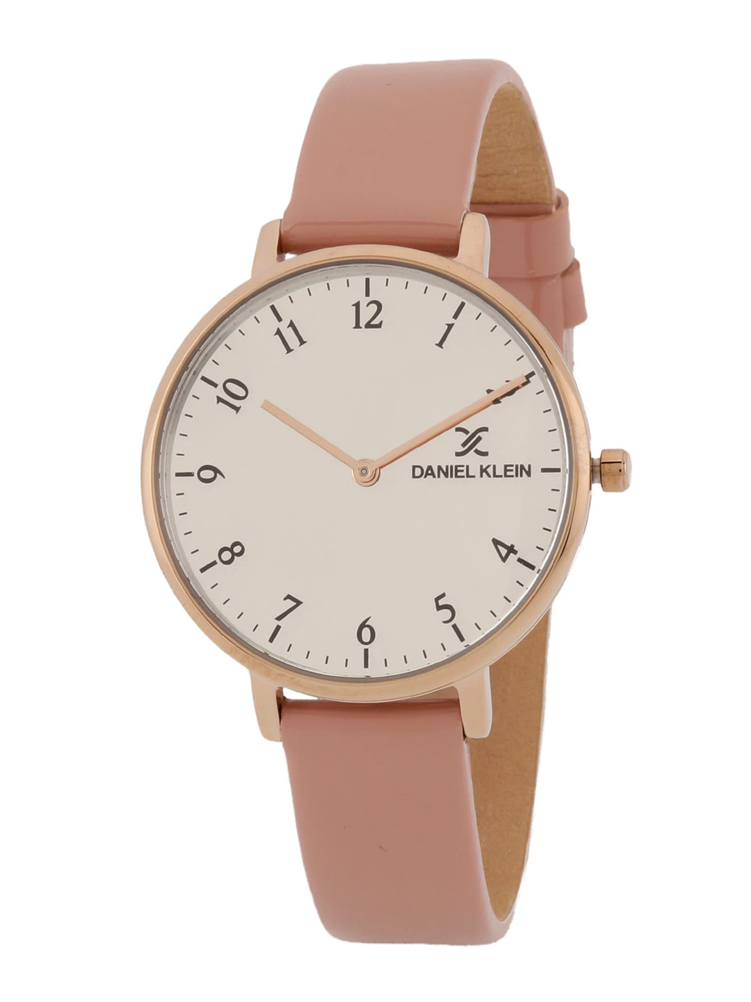 Daniel Klein Women Gold-Toned Dial & Leather Straps Analogue Watch DK.1.12810-5