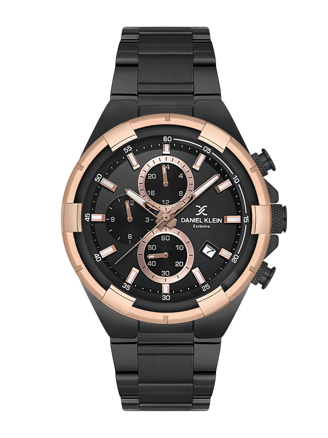 Daniel Klein Men Dial & Bracelet Style Straps Analogue Watch DK.1.13804-5