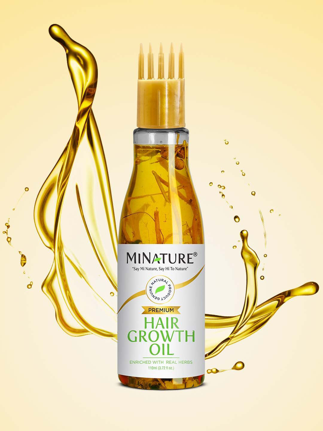 MINATURE 100% Natural Non-Sticky Hair Growth Oil - 110 ml