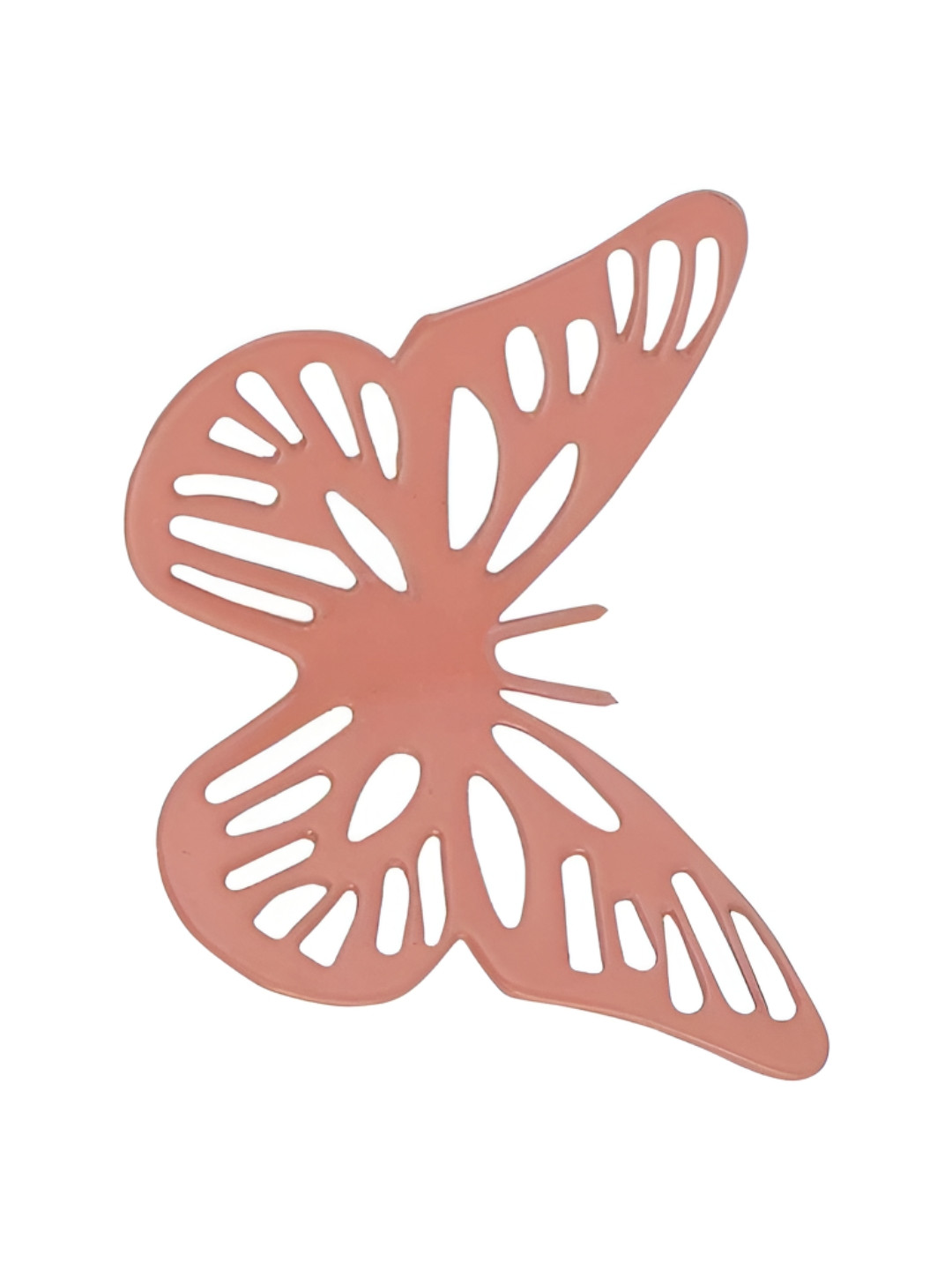 Living With Elan Peach-Coloured Textured Butterfly FridgeMagnets