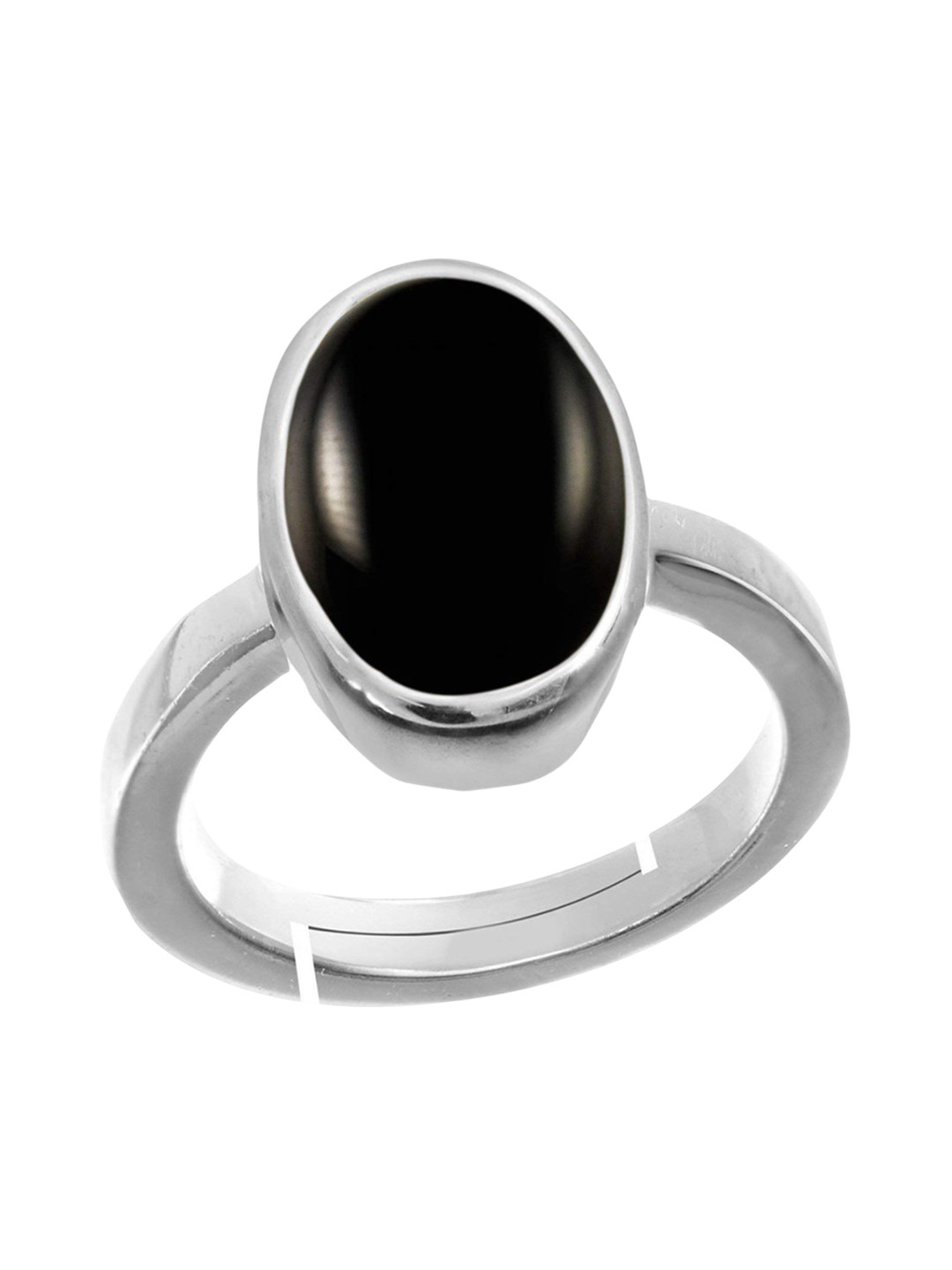 RRVGEM 6.25 RATTI Aqeeq Stone Silver Plated Panchdhatu Adjustable Finger Ring